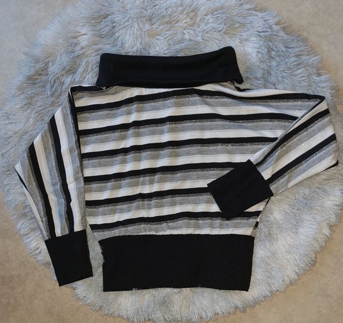 pull léger rayures fille 6 ans - photo numéro 2
