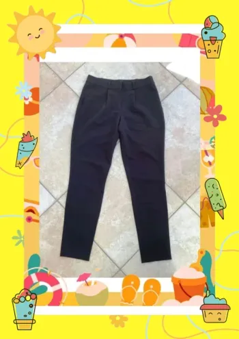 Pantalon ajusté noir 34 Etam