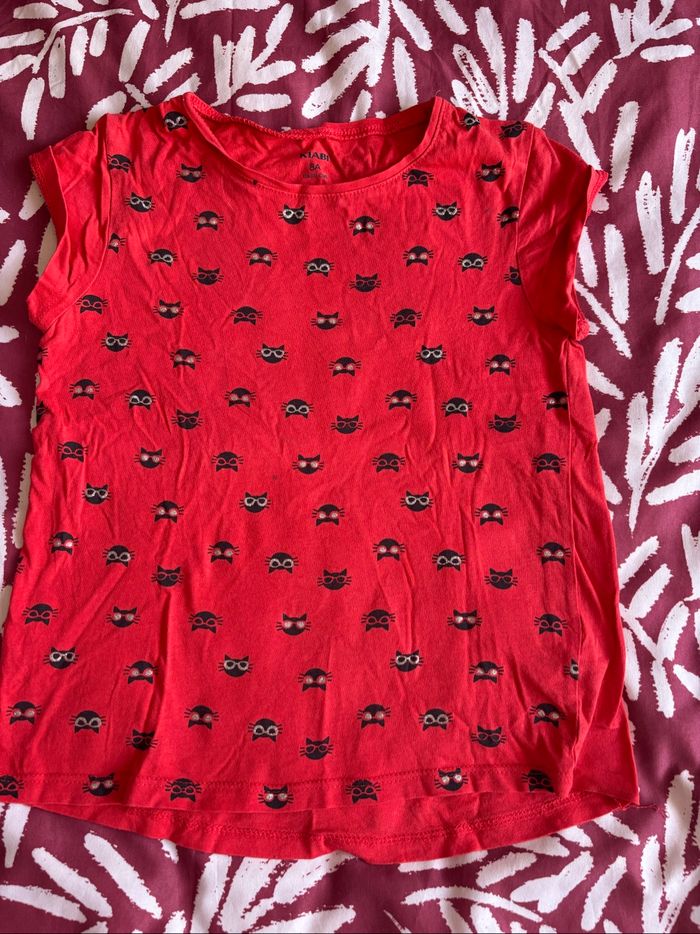 T shirt chat fille 8 ans