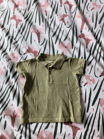 Polo manches courtes vert