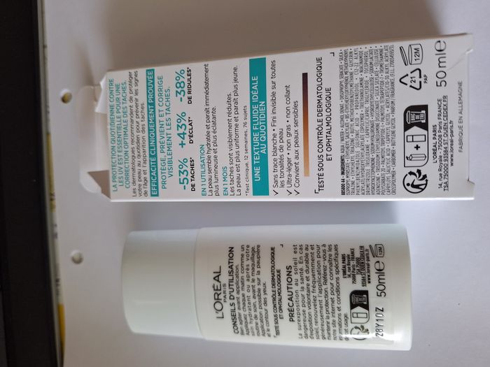 Bright Reveal Fluide Anti-UV SPF50+ Anti-Taches Niacinamide l'Oréal - photo numéro 2