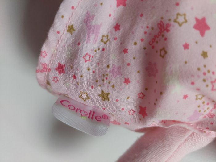 Doudou Poupée Corolle Melle cassis robe impriméeI 25 cm - photo numéro 5