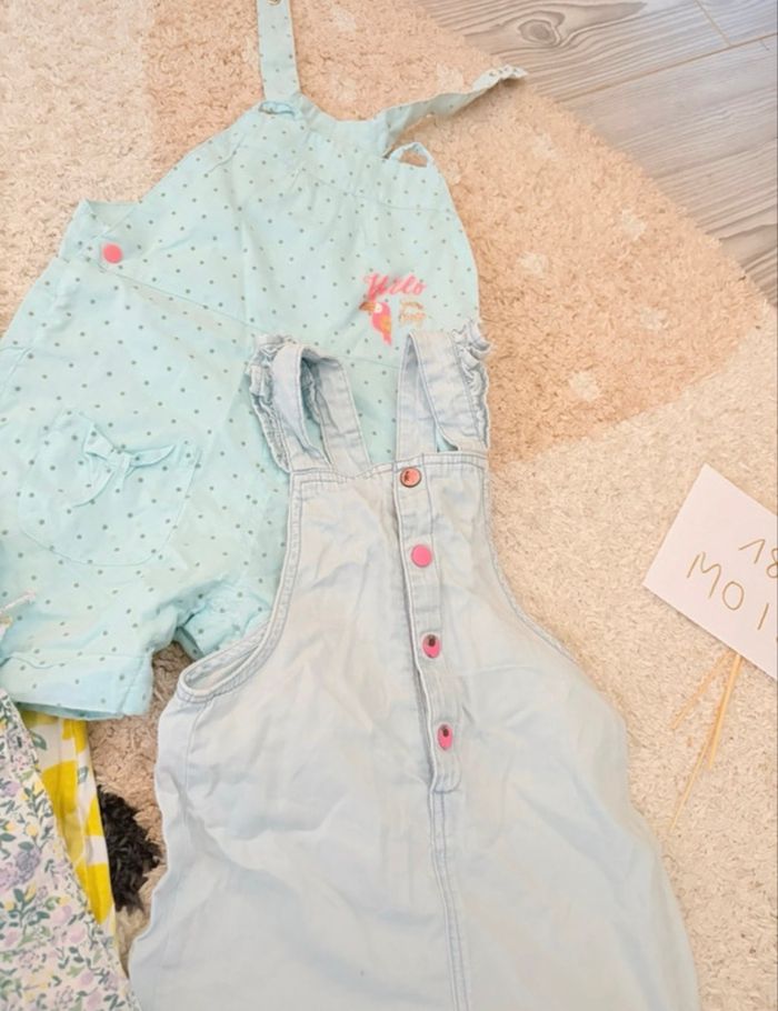 Lot vêtements été fille 18 mois - photo numéro 3