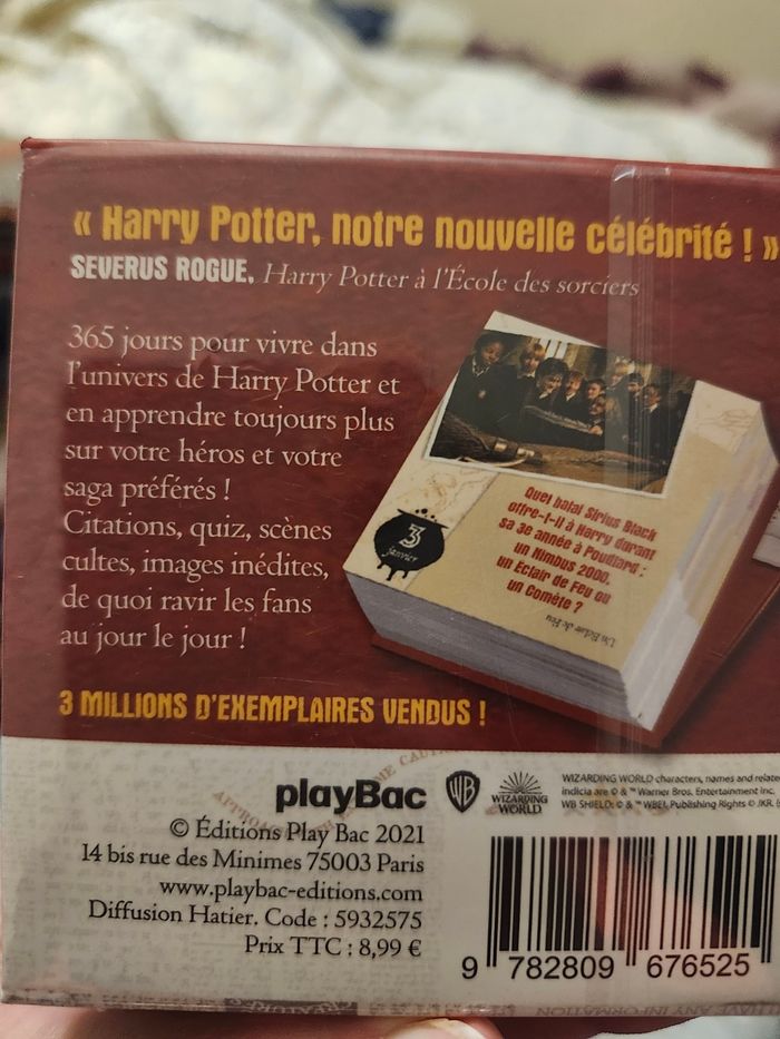 Calendrier Harry Potter- neuf - photo numéro 2