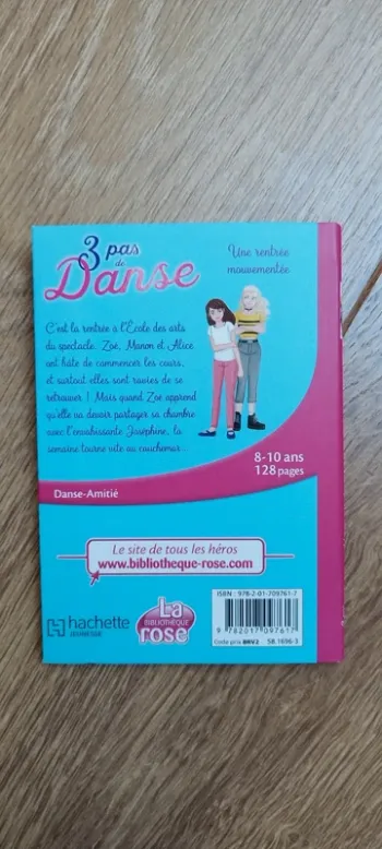 Une rentrée mouvementée - 3 pas de danse - bibliothèque rose 8-10 ans