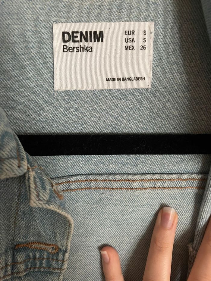 Veste en jean bleu clair - photo numéro 5