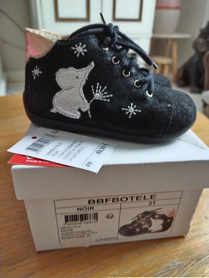 Chaussures bébé fille DPAM taille 21 - photo numéro 3