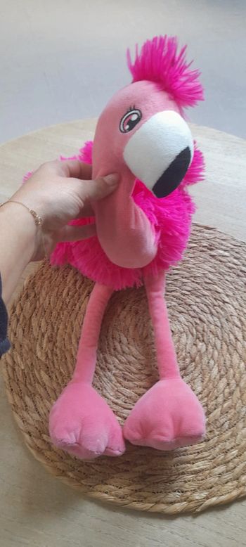Peluche flamant rose