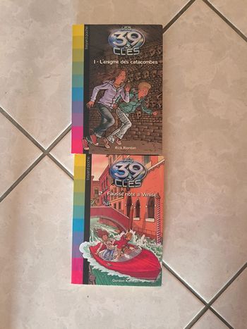 Lot 2 livres "Les 39 clés"