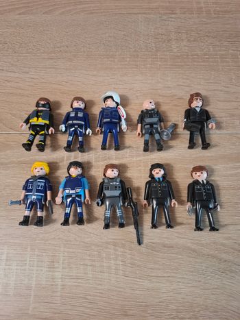 Playmobil lot policiers policier police