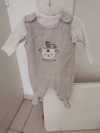 Ensemble petit béguin 3 mois