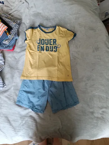 Pyjama été garçon 10 ans