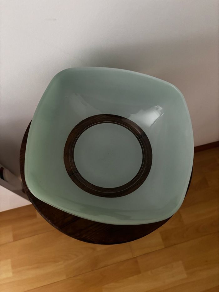 Saladier duralex carré vert vintage - photo numéro 4