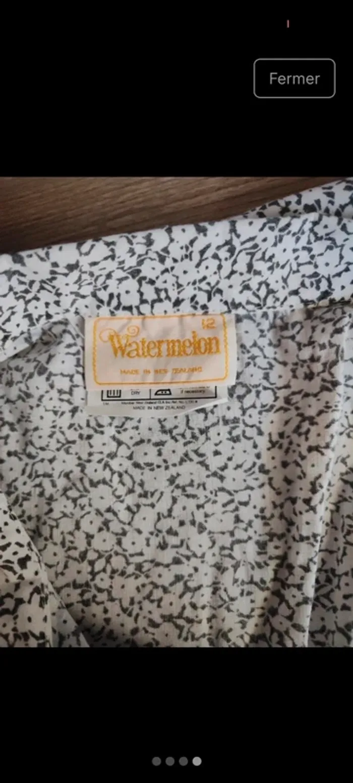 Chemise manches courtes watermelon taille 42 - photo numéro 4