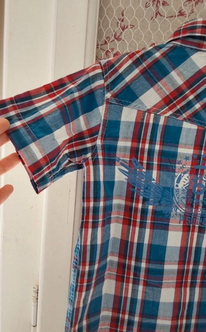Chemise à carreaux Pick Ouic 6 ans Neuve - photo numéro 3