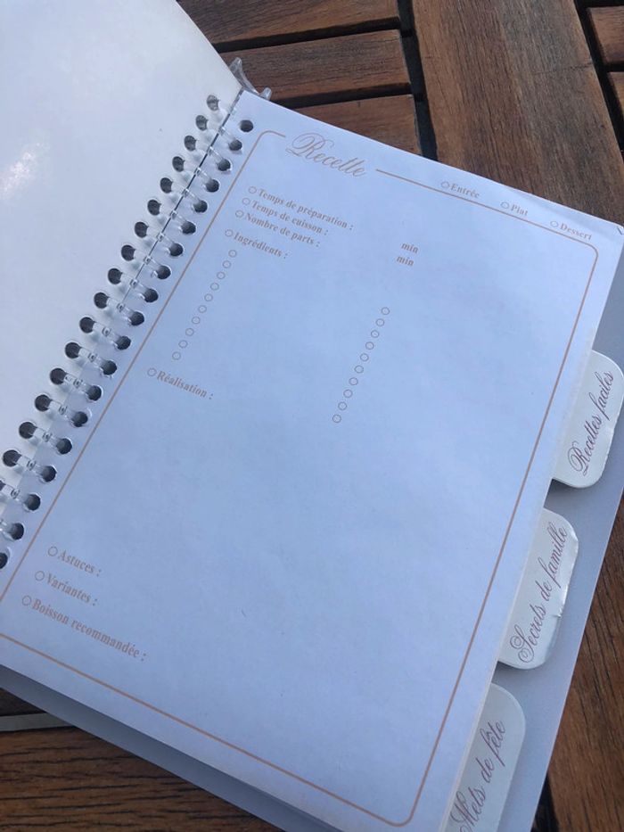 Classeur à recettes - photo numéro 5