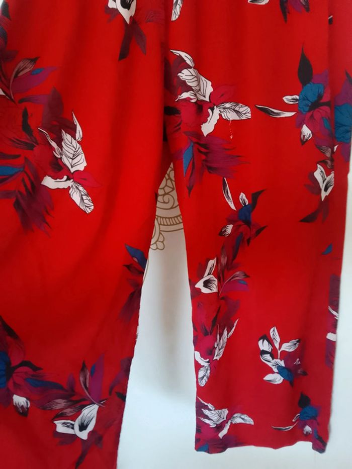Pantalon rouge bohème taille 46 - photo numéro 2