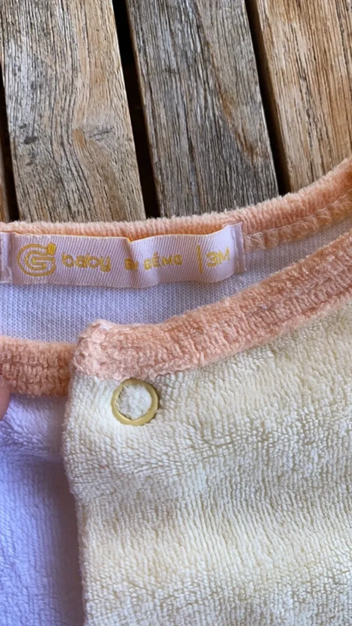 Lot de 4 pyjamas en velours - 3 mois - photo numéro 15