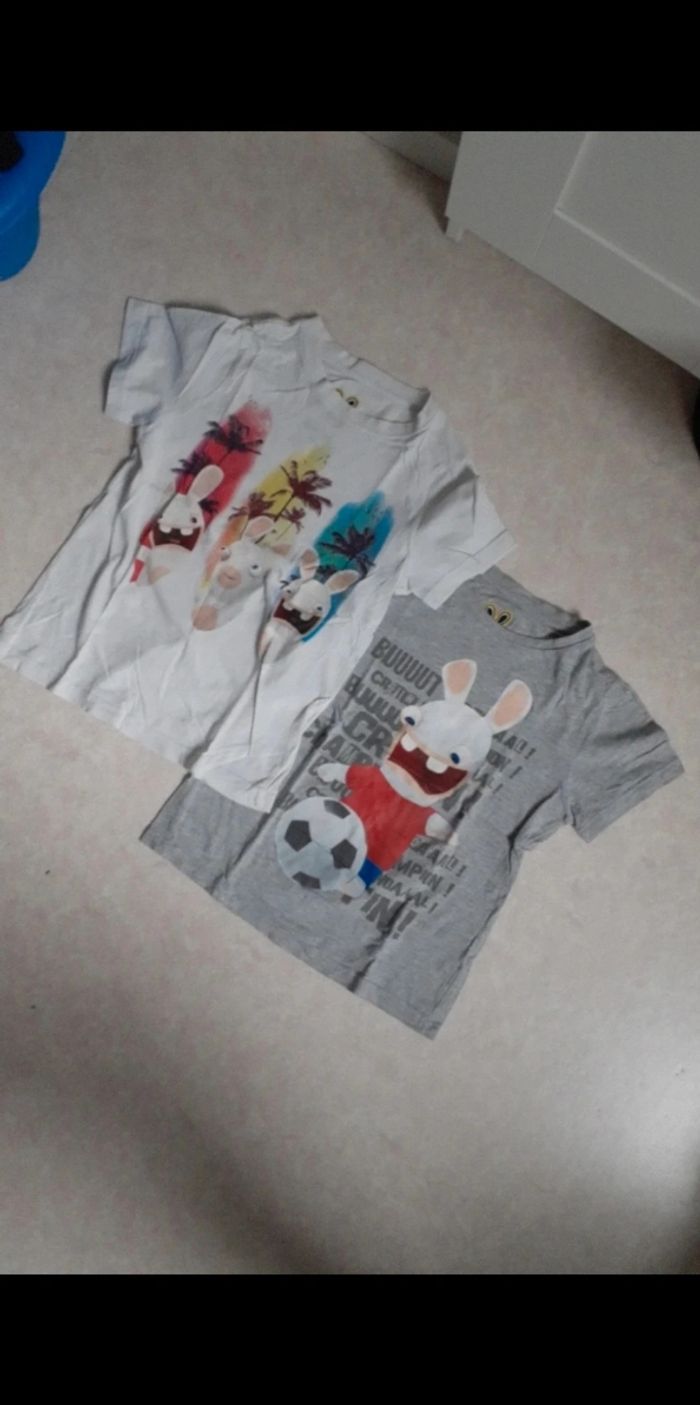 2 Tee-shirt lapin crétins - photo numéro 2