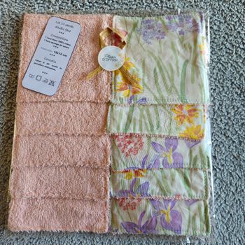 10 lingettes lavables 12x12 cm 