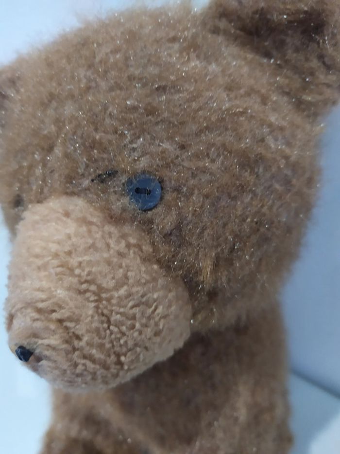 ancien nounours  yeux boutons  made in France - photo numéro 3