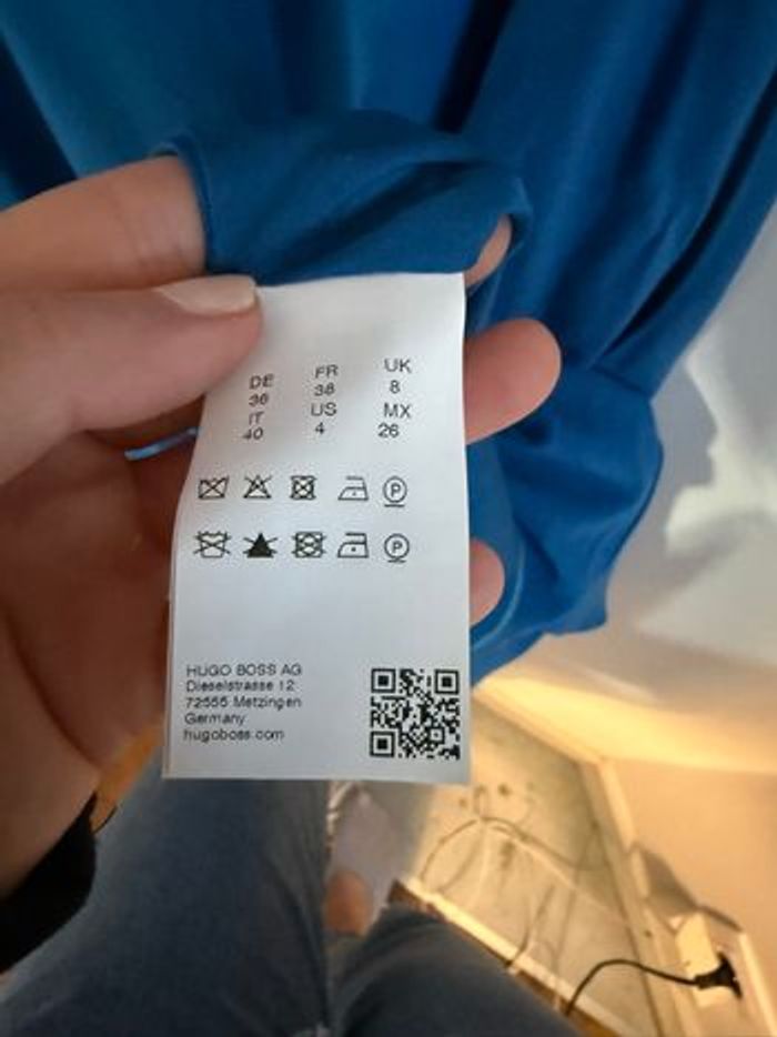 Robe Boss Hugo Boss - Bleu Profond - photo numéro 10