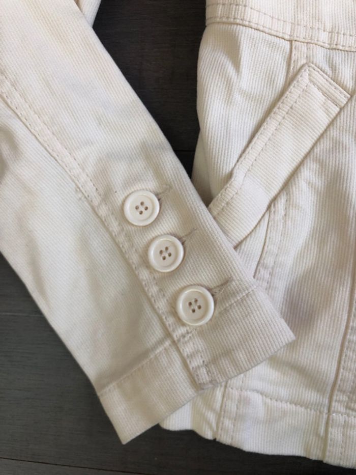 Veste caban léger beige H&M taille 38 - photo numéro 4