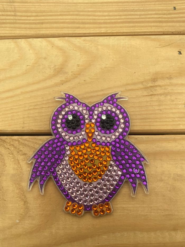 Magnet hibou 🦉 en Diamond Painting