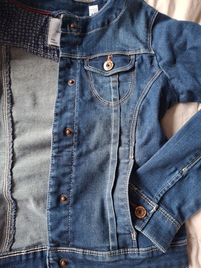 Veste en jean fille taille 8 ans - photo numéro 6