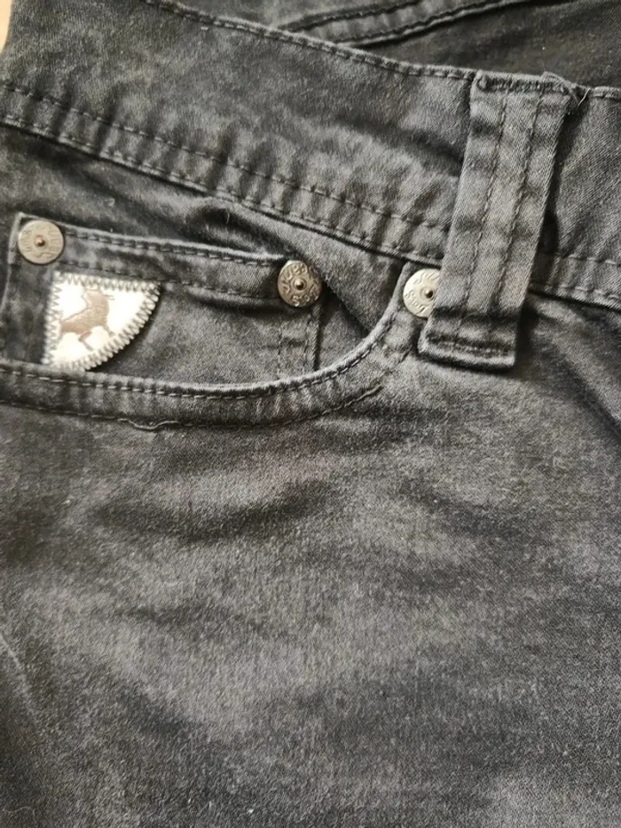 Jean vintage y2k LOIS ,coupe slim ,taille basse , texture stretch - photo numéro 12