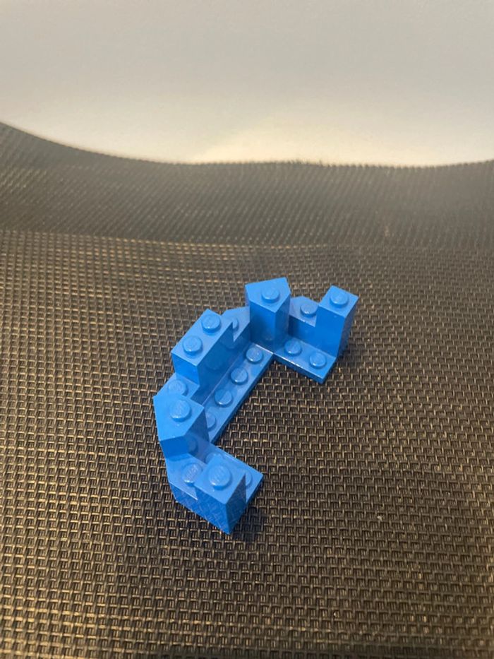 Lego Castle créneaux remparts bleu 4x8x2 1/3 lego officiel 8780 8781 - photo numéro 5