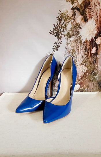 Escarpins bleu électrique vernis – Marque Motivi