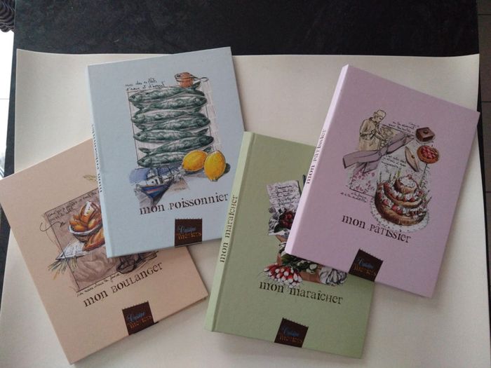 Lot de 4 livres de cuisine
