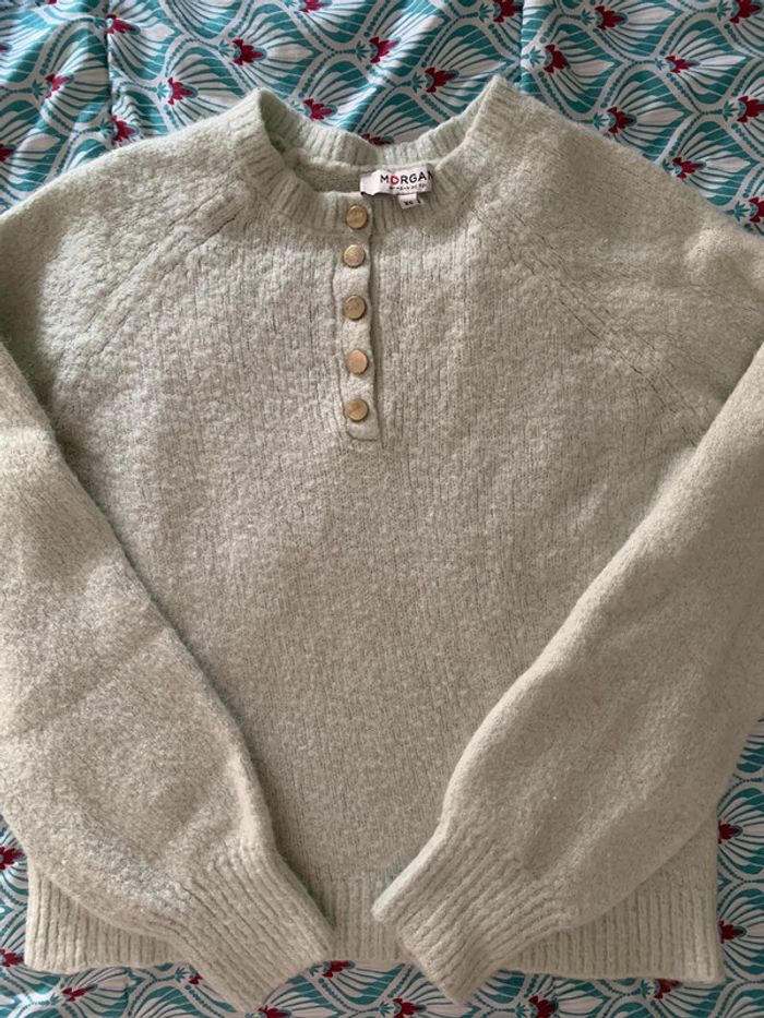 Pull menthe Morgan - photo numéro 2