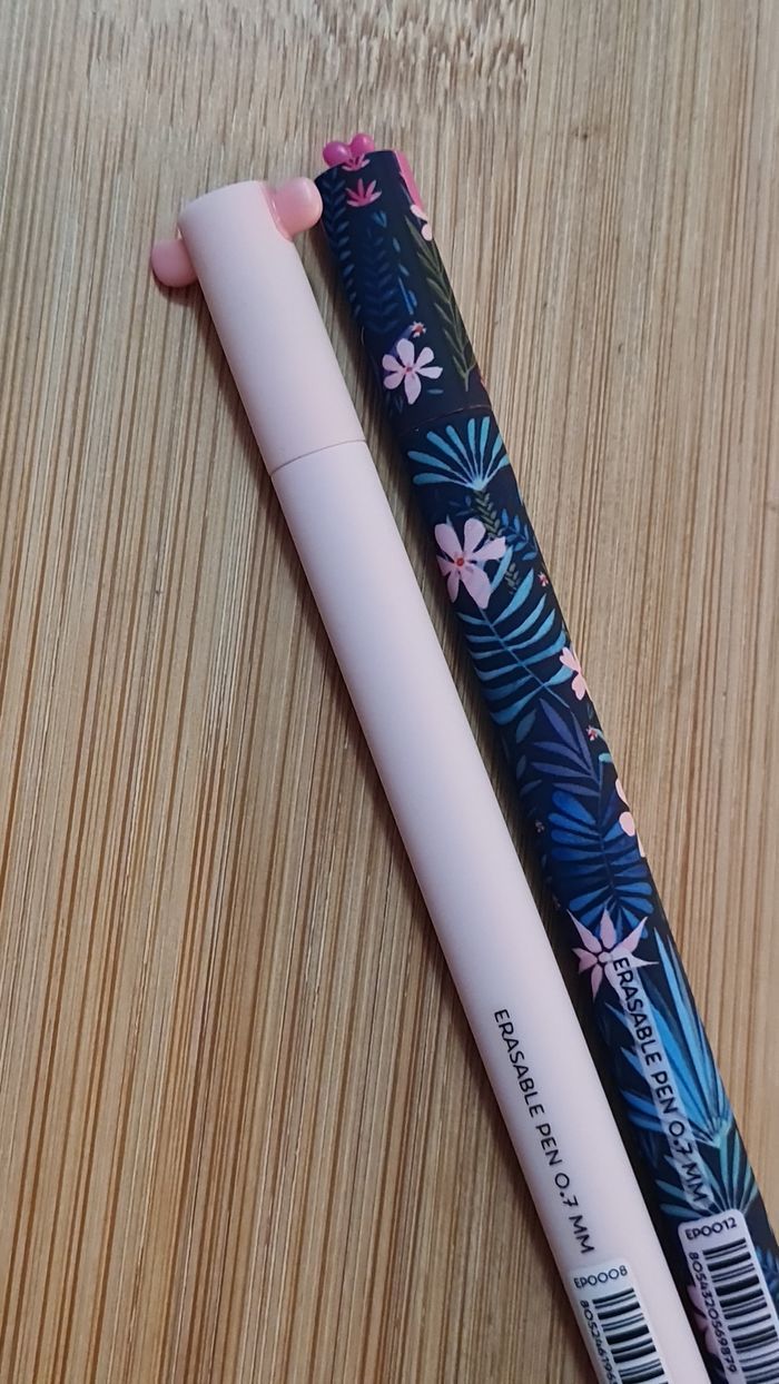 Legami Cochon 🐷+ Fleur 🌸= 2 Stylos Effaçables Neufs - photo numéro 5