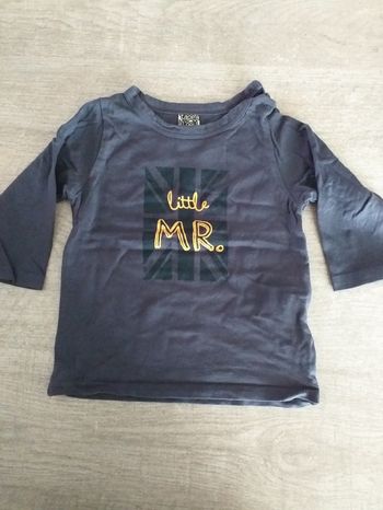 T-shirt manches longues TAO garçon 9 mois
