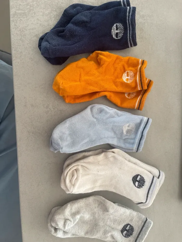 Coffret 5 paire de chaussettes timberland taille 19 - photo numéro 2