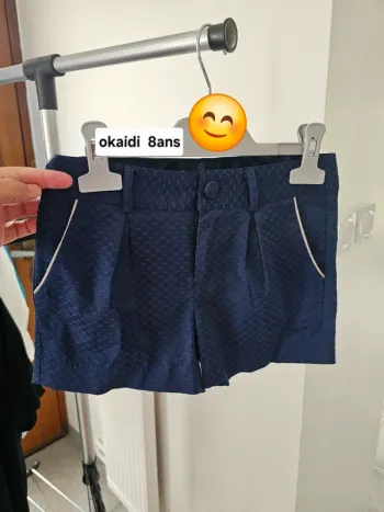 Okaidi short fille 8ans