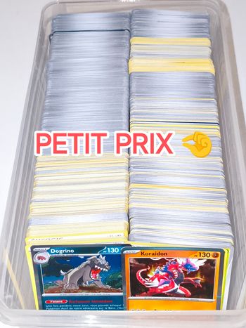 100 cartes Pokémon françaises 