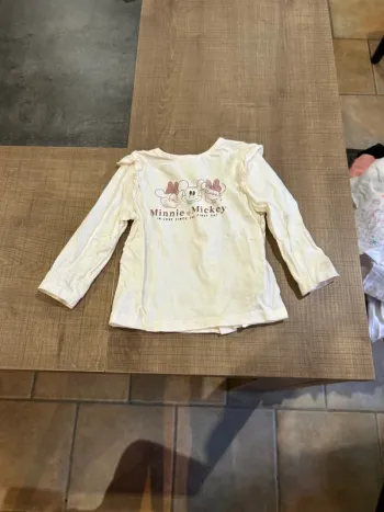 T-shirt manches longues Minnie bébé fille, Disney baby, 9 mois