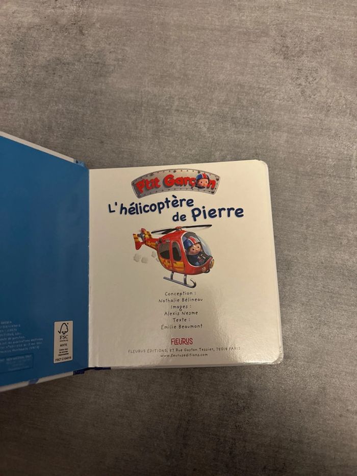 Livre, petit garçon, hélicoptère de Pierre - photo numéro 2