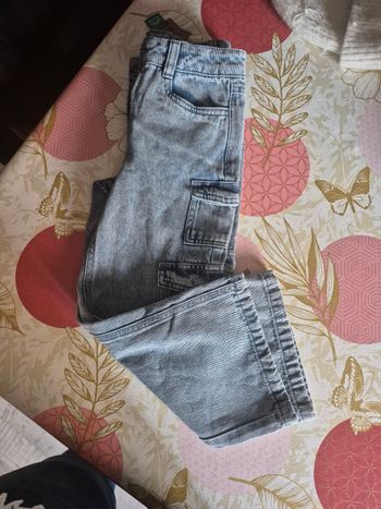 Jeans cargo fille
