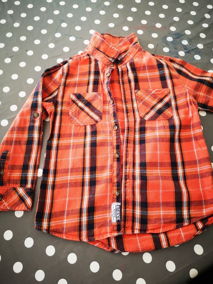 #chemise ML garçon 6 ans Kiabi