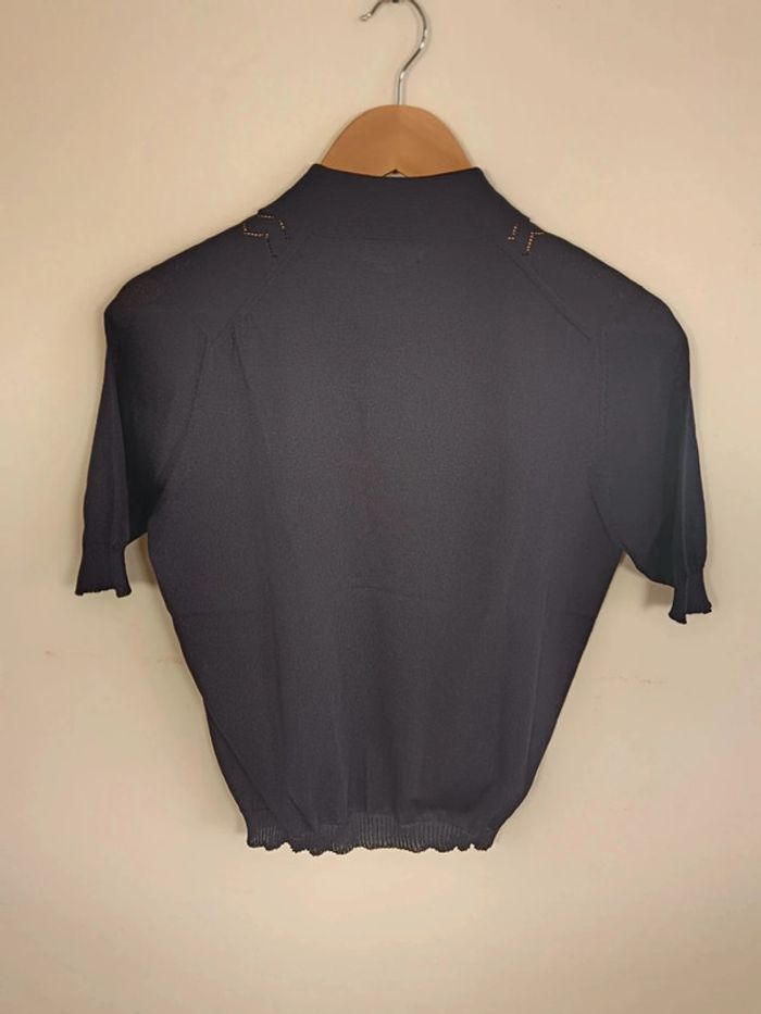 C27 blouse marine Vitos T2 - photo numéro 2