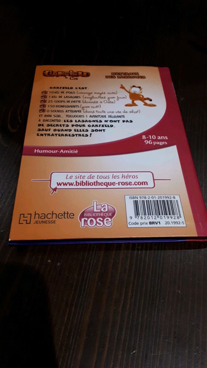 Livre garfield : l'attaque des lasagnes - photo numéro 2