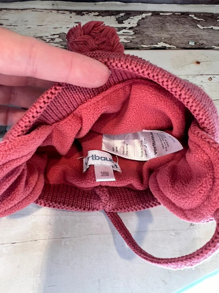 Bonnet vertbaudet 3/6 mois - photo numéro 2