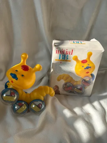 Jouet vintage Initial BB Roul’Boul’ années 80 avec boîte