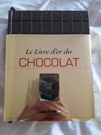 Livre recettes sur le chocolat