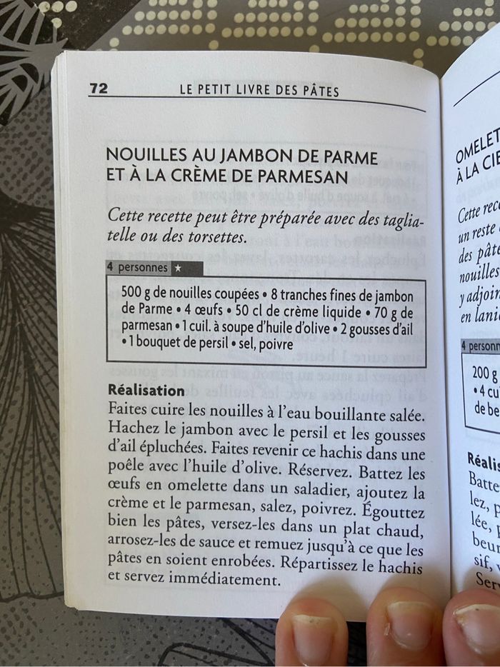 ~ First Édition ~ Le livre des pâtes - photo numéro 3