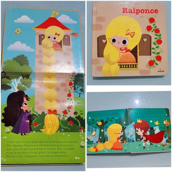 Livre à toucher : Raiponce de la collection contes et comptines à toucher